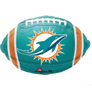 Miami Dolphins American Football Team Colours Balloon